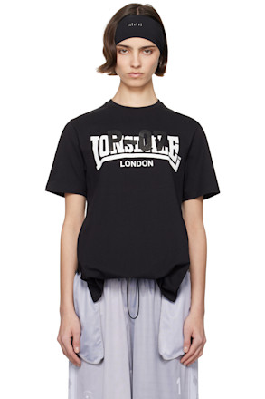 Black Open Back T-shirt
