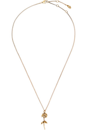 Dipped Rose Necklace