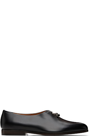 Black T-Bar Loafers