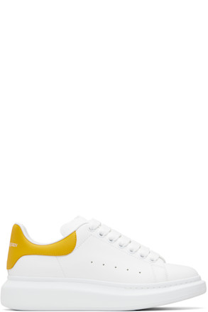 White & Yellow Oversized Sneakers