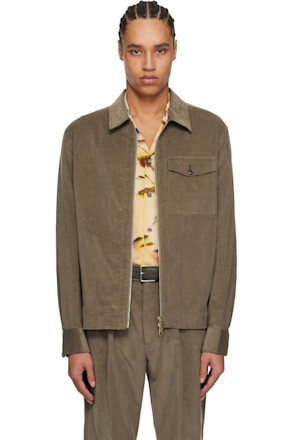 Brown Zip Jacket