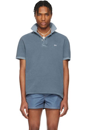 Blue 'ERL' Polo