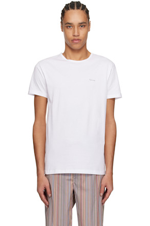 Five-Pack White Organic Cotton Lounge T-shirts
