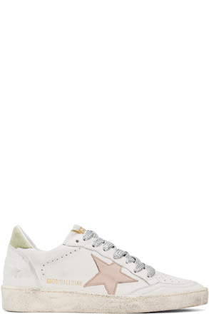 White Ball Star Sneakers