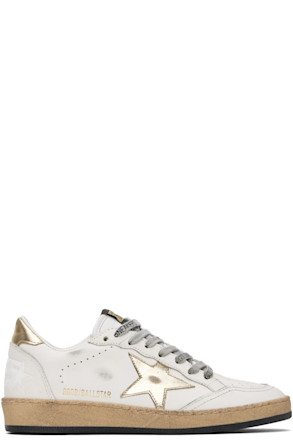 White Ball Star Sneakers