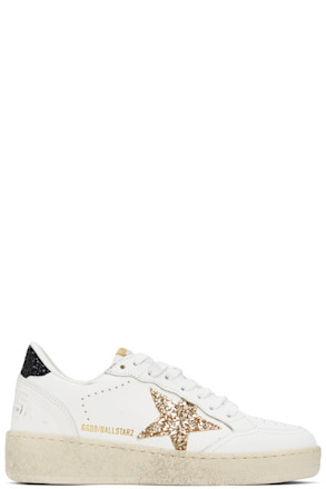White Ball Star Sneakers