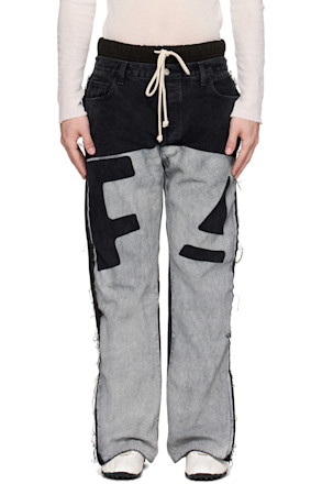 Black & Gray Father Agency Fara-C Jeans