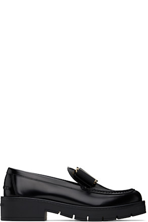 Black Chunky Vara Bow Loafers