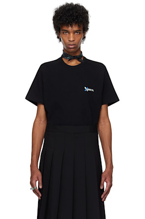 Black Multi-Print T-shirt