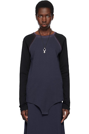 Blue Longsleeve Bodysuit