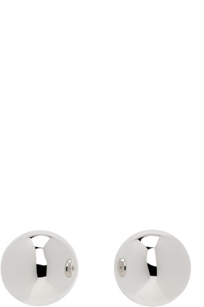 Silver Curve Earrings