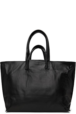 Black Leather Tote