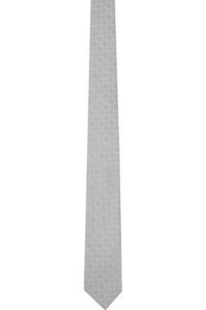 Gray Monogram 1972 Tie