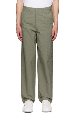 Khaki Textured Monogram 72 Trousers