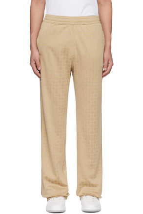 Gold Shiny Monogram 72 Jacquard Sweatpants