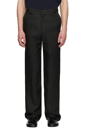 Gray Monogram 72 Chino Matching Evening Trousers
