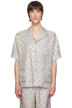 Multicolor Monogram 72 Short Sleeve Pyjama Shirt