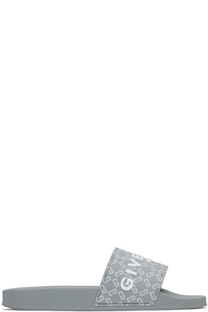 Gray Monogram 72 Pool Slides