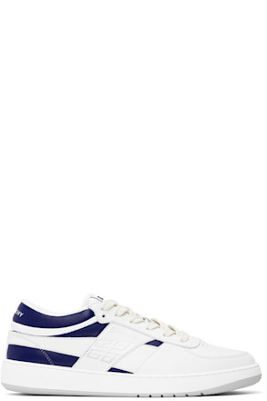 White & Navy G Move Sneakers