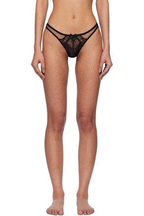 Black Rozlyn Thong