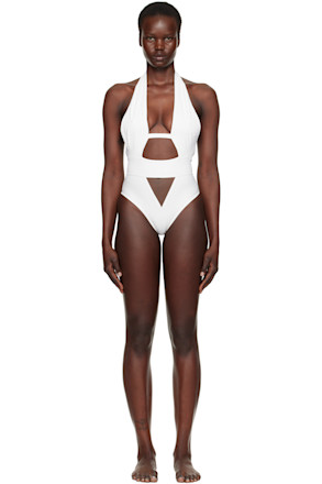 White Anja One-Piece Swimsuit