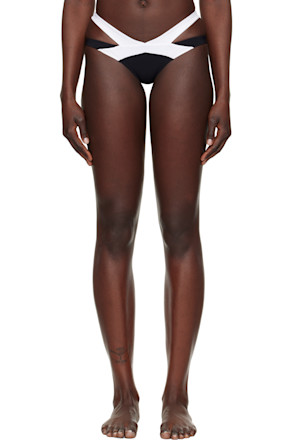 Black & White Mazzy Bikini Bottom