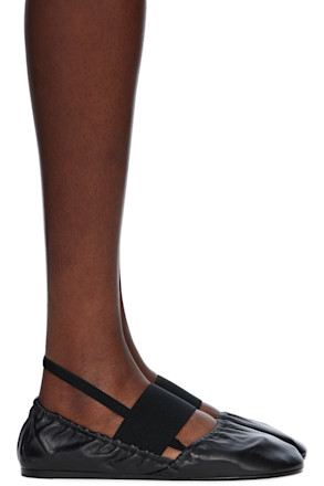 Black Merce Ballerina Flats