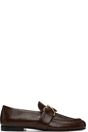 Brown Monogram Loafers