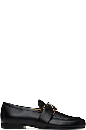 Black Monogram Loafers