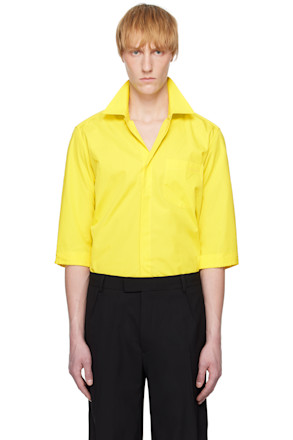 Yellow 3/4 Sleeve Shirt