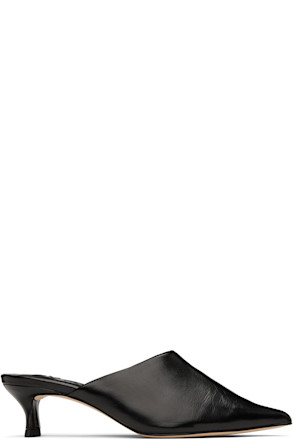 Black Luciana Mules