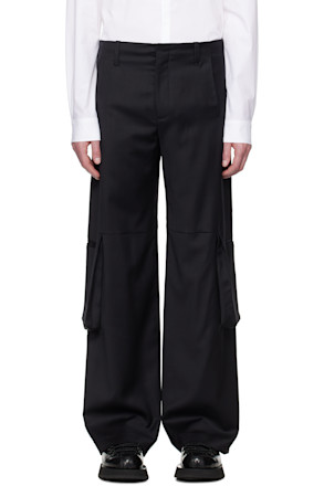 Black Ferro Tailored Cargo Pants