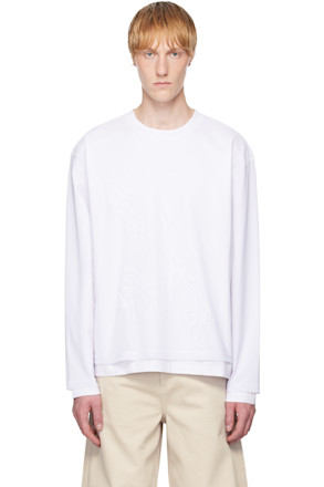 White Deceptae Long Sleeve T-shirt