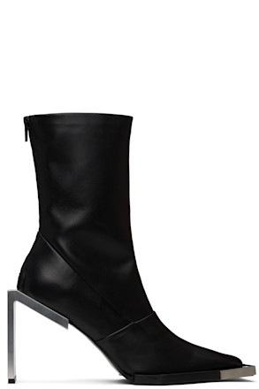 Black Ankle-High Boots
