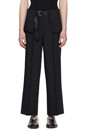 Black Box Composition Solid Trousers