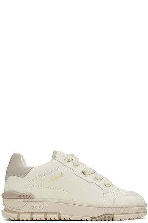 Off-White & Taupe Area Haze Sneakers
