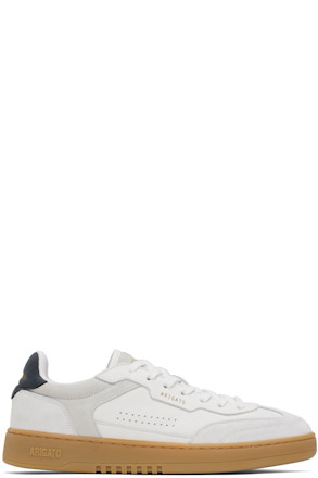White & Gray Dice T-Toe Sneakers