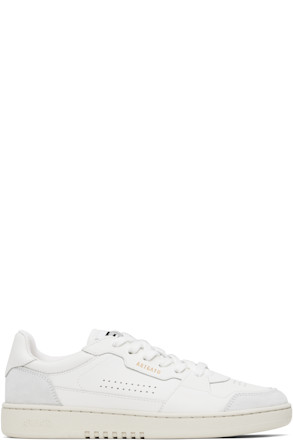 White & Gray Dice Lo Sneakers