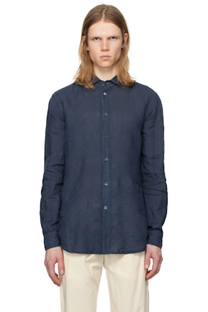 Navy Surian Telino Shirt