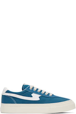 Blue & White Dellow S-Strike Cup Canvas Sneakers