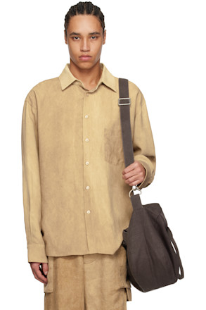 Beige Banaras Shirt