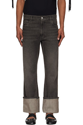 Black Loose-Fit Boyfriend Jeans