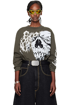 Gray Long Sleeve T-shirt