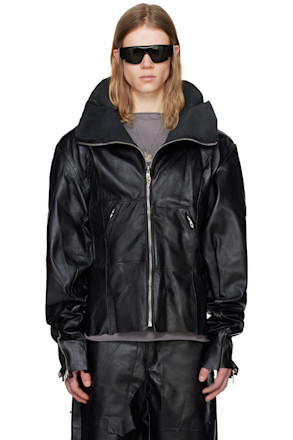Black Rivet Leather Jacket
