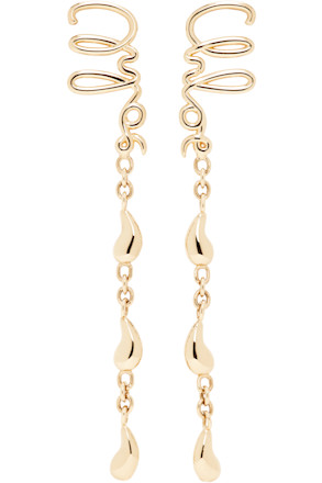 Gold 'The Chloé Iconic Dangling' Earrings