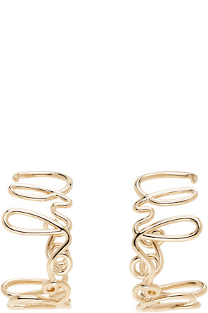 Gold 'The Chloé Iconic Hoop' Earrings