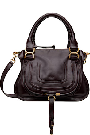 Burgundy Small Marcie Bag