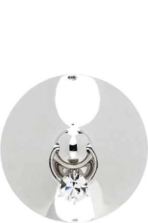 Silver Lamina Diamanti Brooch