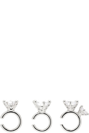 Silver Constellation Ear Cuff Set