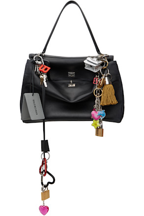 Black Charms Rodeo Large Bag